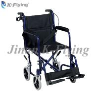 china Simple Design Elderly Foldable Manual Wheelchair For Disabled Person Aluminum Alloy