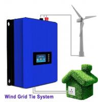 China Grid Tie Vertical Wind Turbine Generator 2000W 24V 48V 96V 120V 220V On Grid Wind Turbine Inverter For Home Use factory