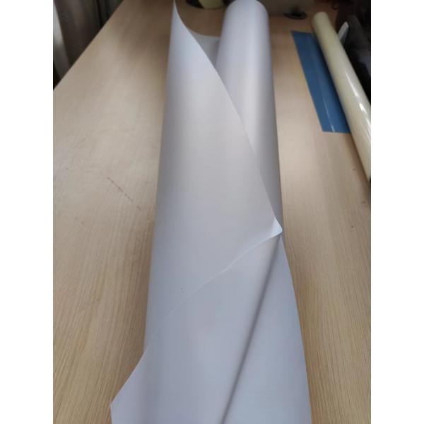 Quality Outdoor different thickness of PVC white solvent adhesive vinyl sticker roll for sale