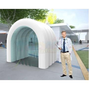 Quality 0.9mm Inflatable Disinfection Spray Tunnel Medical Sanitizantes Tent for sale