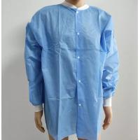 Quality SMS Disposable Lab Gown , Disposable Visitor Coat ISO 13485 Certified for sale