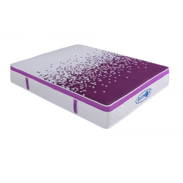 Quality Sophisticated Memory Foam Mattress Topper Euro Top Coil Mattress With 3D Fabric for sale
