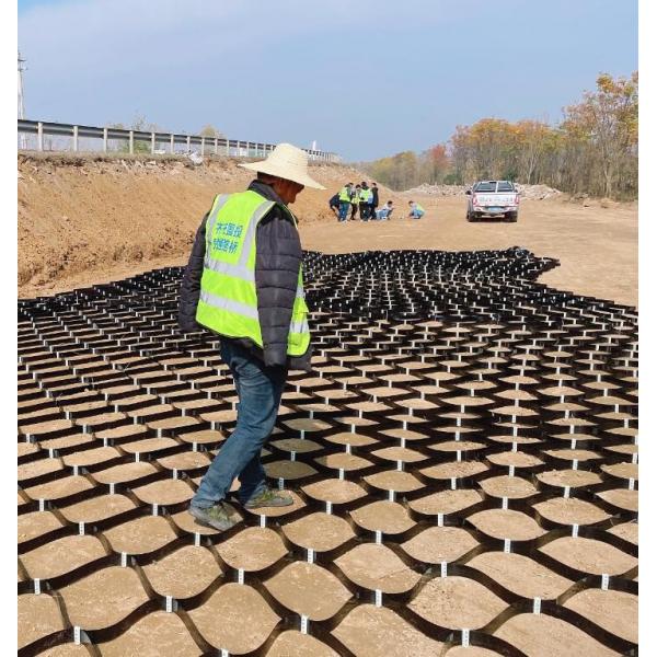Quality Road Construction Geo Cell Grid Pebble Stabilizer ODM for sale