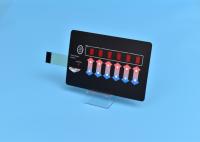 China Gradient Printing Keyboard Membrane Switch With Led Touch Temp Control factory