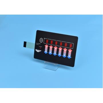 Quality Gradient Printing Keyboard Membrane Switch With Led Touch Temp Control for sale