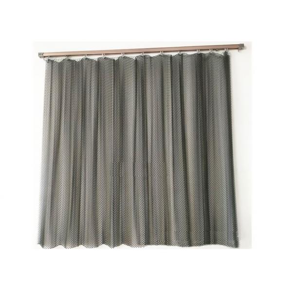 Quality Chain Link Metal Mesh Curtain With Beautiful Color As Draper For Hotel Decoration for sale