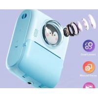 China Multilingual ABS Kids Digital Cameras Dual Lens Instant Print factory