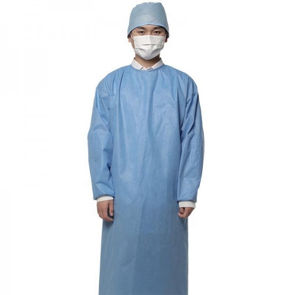 Quality S-XXL SMS Surgical Isolation Gowns Disposable Operating Gown for sale