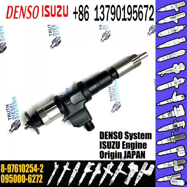 Quality New Diesel fuel common rail injector 095000-6271 095000-6272 8-97610254-1 8-97610254-2 For ISUZU GIGA 6UZ1 for sale