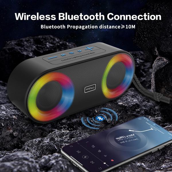 Quality ABS Silicone Material Waterproof Bluetooth Speaker Wireless Lightweight for sale