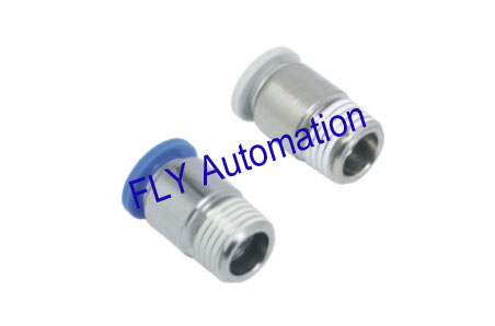 Quality POC Pisco Hex-holed Straight One Touch Zinc Brass Pneumatic Tube Fittings for sale