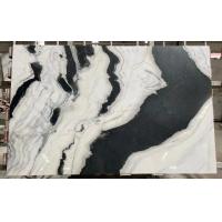 China Luxury Chinese Panda White 2x4ft Marble Floor Slab Countertop Marble Slab factory