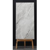 Quality Abrasion Resistance Marble Look Ceramic Floor Tile Braccia Dark Grey 600*1200 Mm for sale