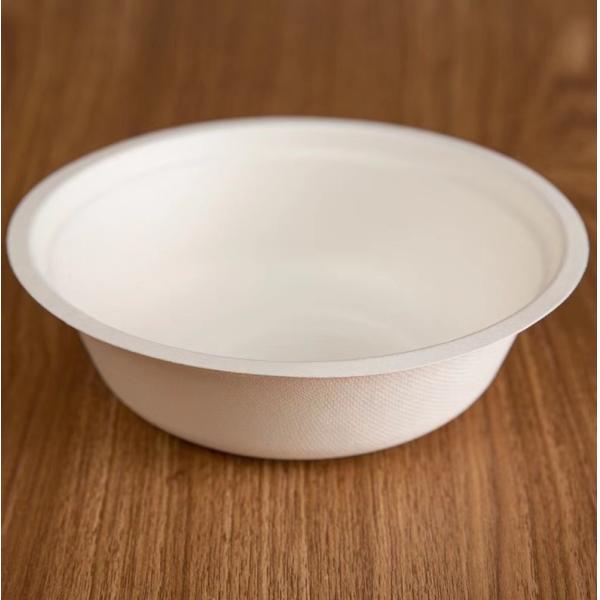 Quality Biodegradable Sugarcane Compostable Bagasse Bowls Disposable 500ml for sale