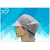 China Women SPP Snood Disposable Surgical Caps With Peak And Hairnet factory