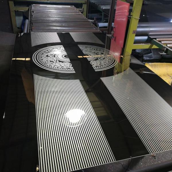 Quality Customized 316 Etched Elevator Stainless Steel Sheet 0.6mm SS Mirror Finish for sale
