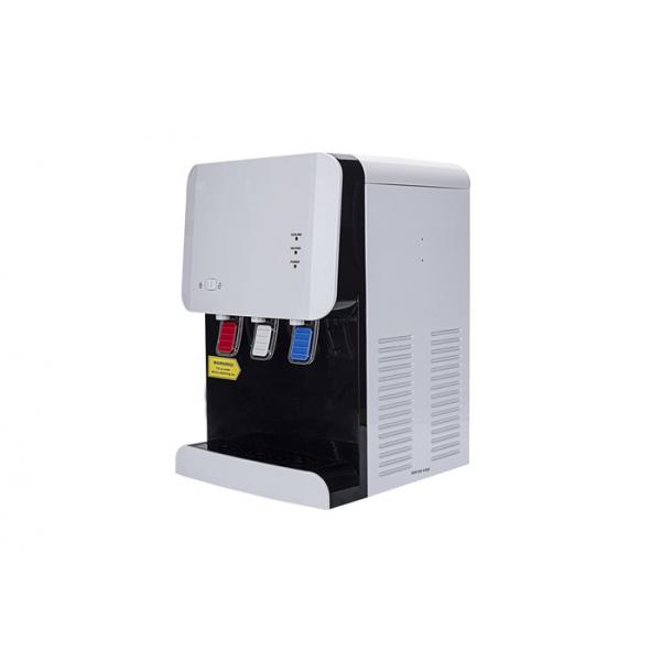 Quality Desktop 3 Taps Hot Warm Cold Water Dispenser Bottled Type Complete Plastic ABS for sale
