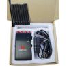 China 8 Channels Black Aluminum Portable Mobile Phone Signal Jammer Hand Pocket Size factory
