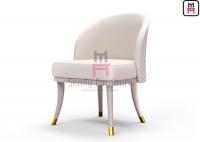 China Fully Upholstered Velvet Armrest Dining Chair with Hardware Fitting factory