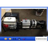 Quality 5T Fast Speed Gas Engine Powered Winch JJM5B With Honda Engine 13HP for sale