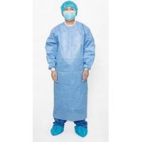 Quality Weight 35-50 Gsm Disposable Gowns , Waterproof Surgical Gowns Class II for sale