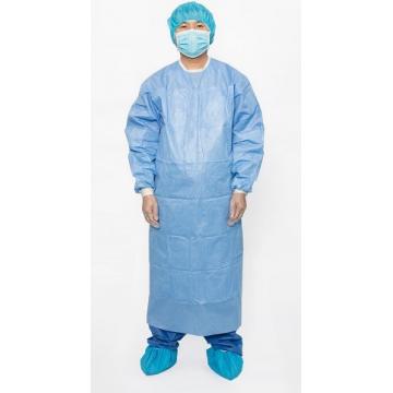Quality Weight 35-50 Gsm Disposable Gowns , Waterproof Surgical Gowns Class II for sale
