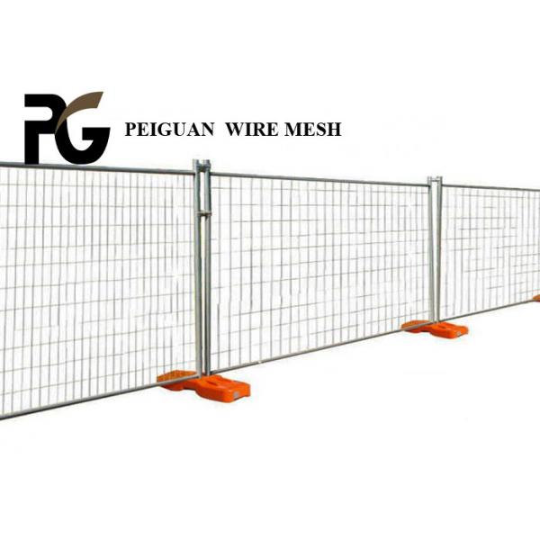 Quality Easily Assembled Iron Portable Construction Fence 3mm Wire for sale