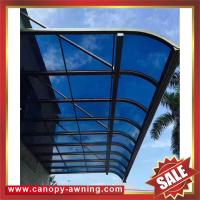 China house alu aluminum aluminium pc polycarbonate awning canopy shelter cover canopies for gazebo patio terrace balcony factory
