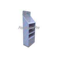 Quality Floor Standing Point Of Sale Cardboard Displays 3 Flat Shelves For Candies for sale