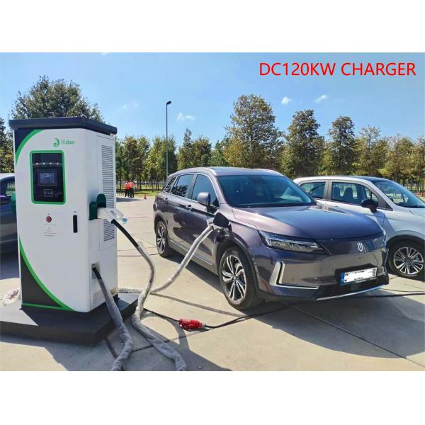 Quality 120KW DC charger ccs2 Fast Commercial EV Charger Wifi 4G OCPP1.6 With Payment for sale