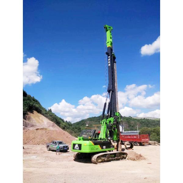 Quality Max Drilling Depth 68m Pile Driving Equipment , Borehole Drilling Machine 5~26 Rpm Rotation Speed KR220C for sale
