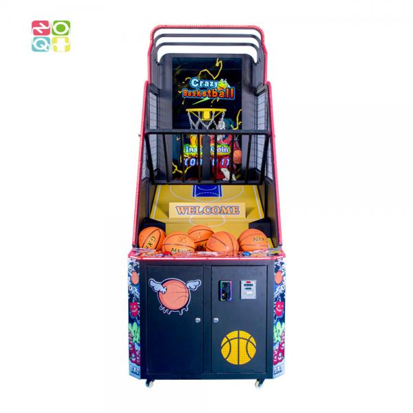 Quality Customized Basketball Hoop Arcade Machine Foldable With 55 Inch Video for sale