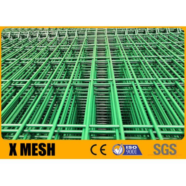 Quality 4 Folds Metal Mesh Fencing PVC Coated BS 10244 50mmx200mm for sale