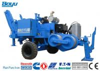China Cummins Engine Overhead Line Stringing Equipment Max Intermittent Pull 40kn Hydraulic Cable Puller factory