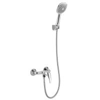 China Bathroom Hand Shower ABS Multifunction Wall Chrome Brass Shower Set Body China Manufacturer factory