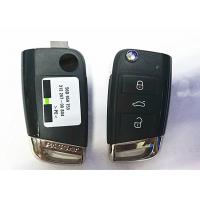 China Black  3 Button VW Passat Car Remote Key , 56D 959 752 VW Flip Key Fob Case for sale