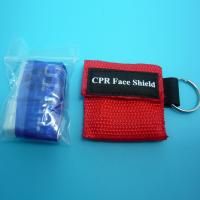 China Free CPR mask keychain including mask and bags, Cpr life key chain factory