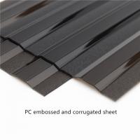 Quality Sheet Polycarbonate Embossed And Corrugated Clear 6mm for sale