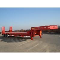 China Heavy load low boy trailer for equipment transport low bed semi trailer for sale