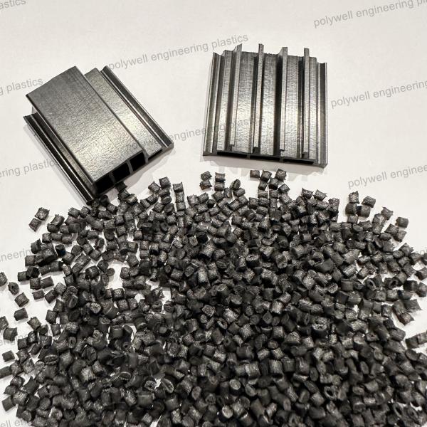 Quality Customized Black Polyamide Nylon 66 Granules PA6 Plastic Material Pellets Extrusion Recycling Material for sale