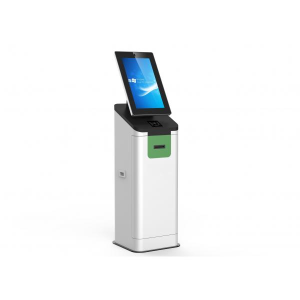Quality Freestanding Self Service Kiosk Touchscreen With Passport Reader For Airport for sale