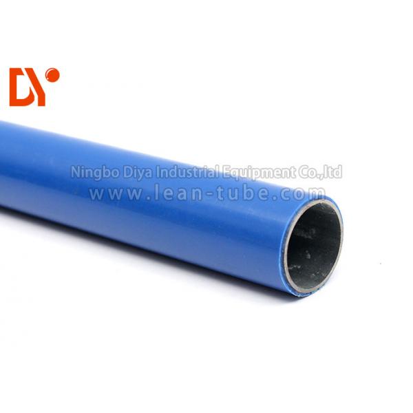 Quality Colorful Pe Coated Steel Pipe , Plastic Coated Steel Pipe For Workshop for sale