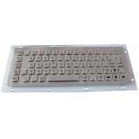 Quality Professional IP65 vandal resistant stainless steel metallic keyboard waterproof for sale