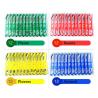 China 12pcs Plastic Microscope Slides Red Kit For Children Science Education factory