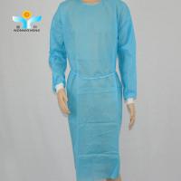China Long Sleeve Polyethylene Isolation Gowns with Elastic Cuffs 120*140cm factory