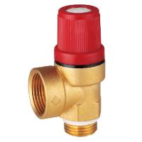 Quality PTFE Self Sealing Safety Relief Valves Male Female 1/2'' Brass Radiator Bypass for sale