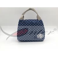 china Blue 420D Polyester Travel Cooler Bag For Picnic Large Capacity 21.5*18*17 Cm 