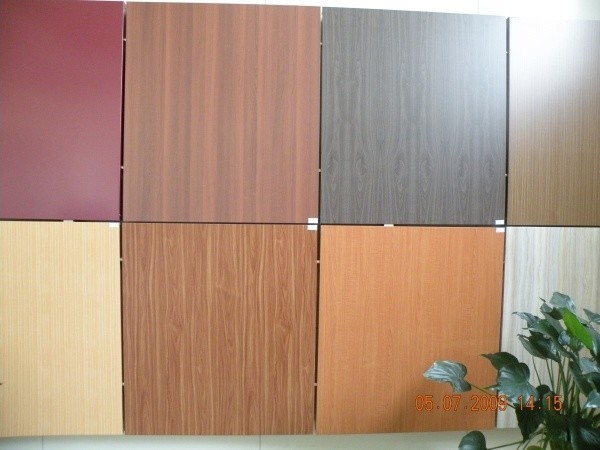 Quality 0.3mm Wooden Aluminium Composite Panel Sheet For Decoration Curtainwall 1220*2440 for sale