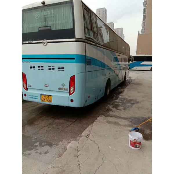 Quality 48 Seats Used Motor Coaches , Coach Second Hand Airbag Chassis With Six New for sale