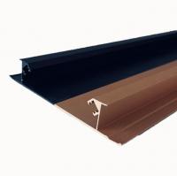 China 6063 T5 Architectural Aluminium Profiles Middle Seam Strip Skirting Line factory
